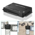 thumbnail image 3 of ENTSASMO Black USB 3.0 to IDE SATA Adapter USB 3.0 to SATA IDE Hard Drive Converter Combo for 2.5"/3.5" DE SATA SSD Hard Drives Disks with 12V 2A Power Adapter and USB 3.0 Cable for Laptops, 3 of 9