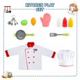 thumbnail image 2 of Set de disfraz de chef Lesheng Space para niños con juguetes de cocina, 2 of 8