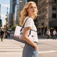 thumbnail image 6 of ZUXONGSY Cat Rose Print Handbag for Women PU Leather Travel Purse Trendy Top Handle Satchel with Zippered for Work Dating, 6 of 6