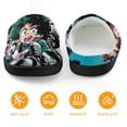thumbnail image 5 of Kids Slippers My Hero Academia House Slippers Warm Soft Plush Slipper Anti-Slip Winter Fluffy House Shoes for Boys Girls, 5 of 7