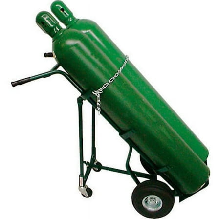 500 lbs 786-40 Cylinder Hand Truck with 10 in. Solid Rubber Wheels