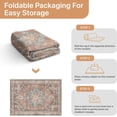 thumbnail image 5 of KUETH 5X7 Vintage Area Rugs Machine Washable Rugs for Living Room, Non Slip Flat Pile Rug with Rubber Backing, Persian Rug for Entryway Bedroom Dining Room Home Office, 5 of 5