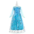 thumbnail image 3 of Disfraz de Elsa y Reina de las Nieves para niñas de Disney, disfraz de fiesta de carnaval, vestido de fiesta de graduación, ropa para niños, vestido de princesa Frozen, 3 of 5
