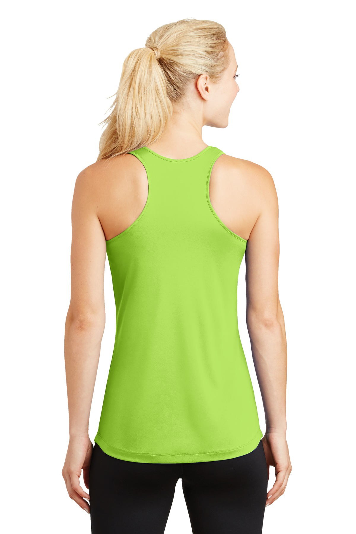 High Visibility Neon Yellow Wicking Tank for Texas Pride the Strong Athletic  Texan Performance Racerback Wicking Tank