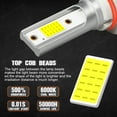 thumbnail image 2 of For Chevy Malibu 2013-2015 9005 H7 High+Low Beam LED Headlight Bulbs 4Pcs Bright White, 2 of 11