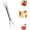 1pcs, variant on 2-in-1 Stainless Steel Fruit Cutter, Upgraded Watermelon Slicer, Summer Watermelon Fruit Cutting Home Kitchen Gadgets, Watermelons Fork Cutter for Home Party Camping Kitchen Gadget (2pcs)