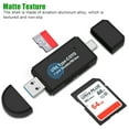 thumbnail image 6 of USB SD Card Reader, TSV USB 3.0 Type C OTG Adapter Memory Card Reader for SD/Micro SD/TF/SDXC/SDHC/MMC/RS-MMC/Microsdhc/Microsdxc, Camera Flash Card Reader Support Windows, Linux, Mac OS, Android, 6 of 9