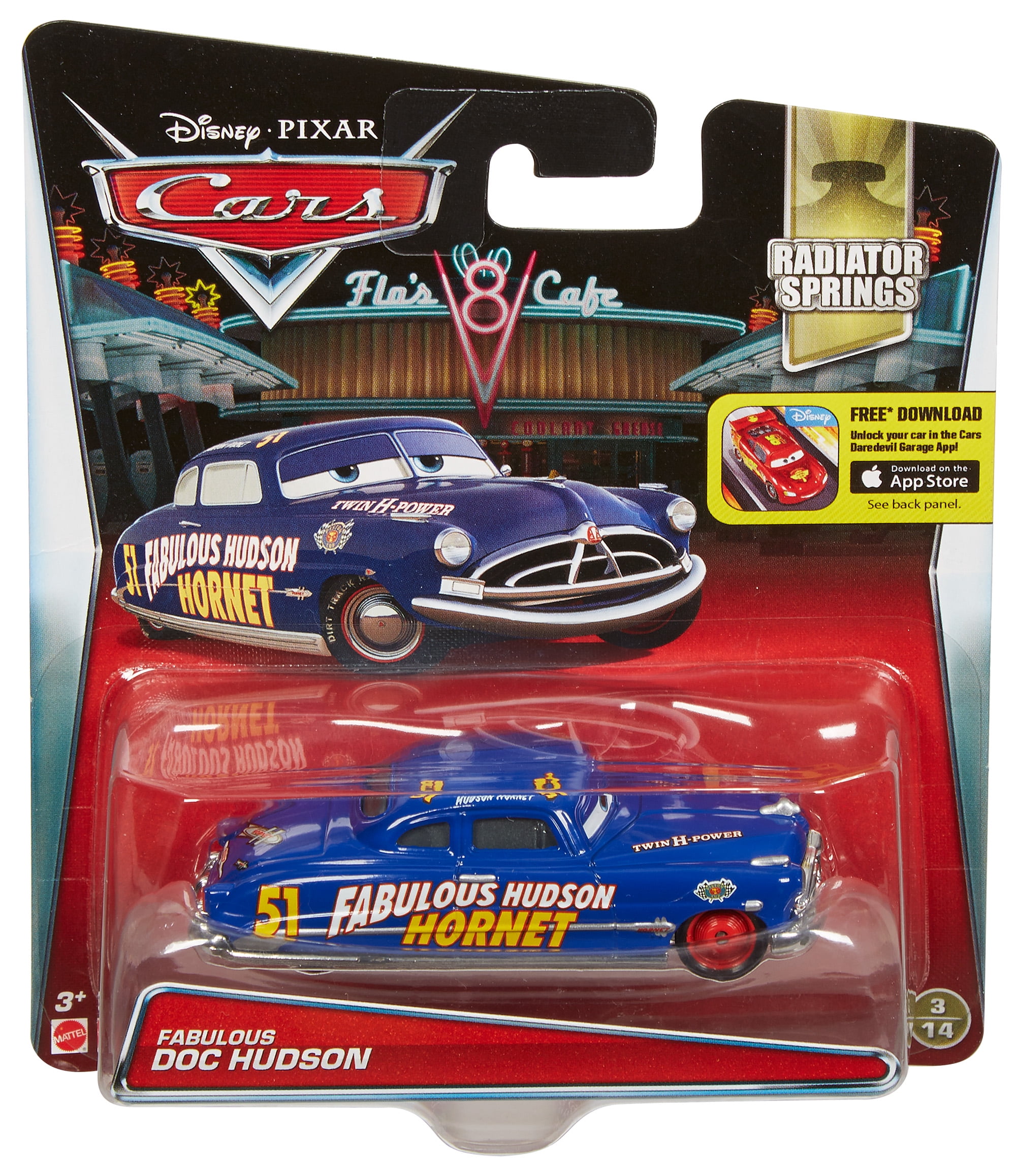 Disney/Pixar Cars Doc Hudson Toy for Indoor Playground Fun