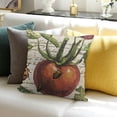 thumbnail image 3 of BANET  Vintage French Ticking Floral Throw Pillow Cover Huile De Quinine Elegance Fountain Rose Wreath Floral Striped Pillow Case Decorative Men Women Boy Girl Room Cushion Cover for Home 20x20in, 3 of 5