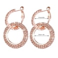 thumbnail image 2 of Stylish Rhinestone Earrings - Geometric Full Earrings for Modern Fashion Enthusiasts, 2 of 7