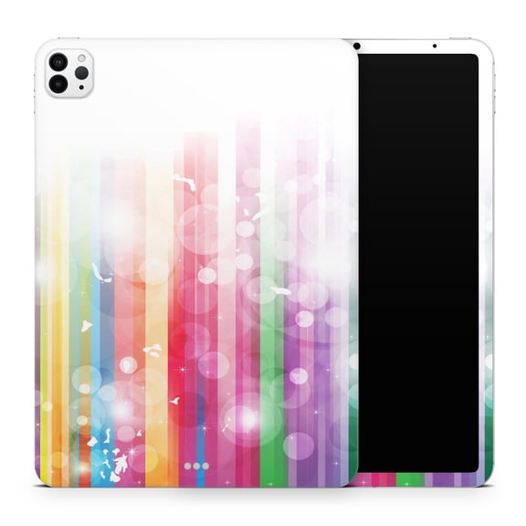 DesignSkinz Unfocused Color Vector Bars Full-Body Skin Decal Wrap Cover for iPad (A1219/A1337)