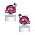 thumbnail image 2 of Invader Zim Gir Planet Acrylic Night Light Adjustable 3 Light Modes USB Cable Lamp Light Display Base Rectangular LED Light For Bookshelves Desk Bedside Tables Bedroom Child Room, 2 of 9