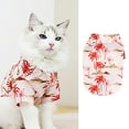Laxiabr Dog Collarpet Clothes Pet Summer T Shirts Hawaii Style Floral