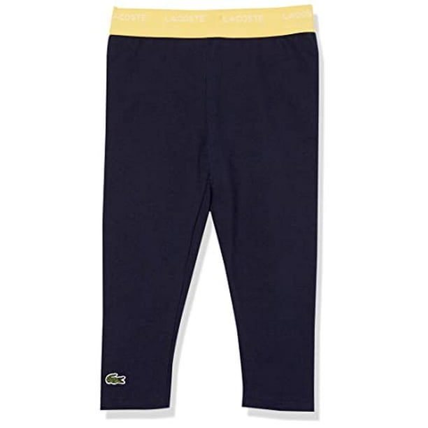girls Girl s Solid Pant Leggings Navy Blue Bumblebee Yellow 2 US