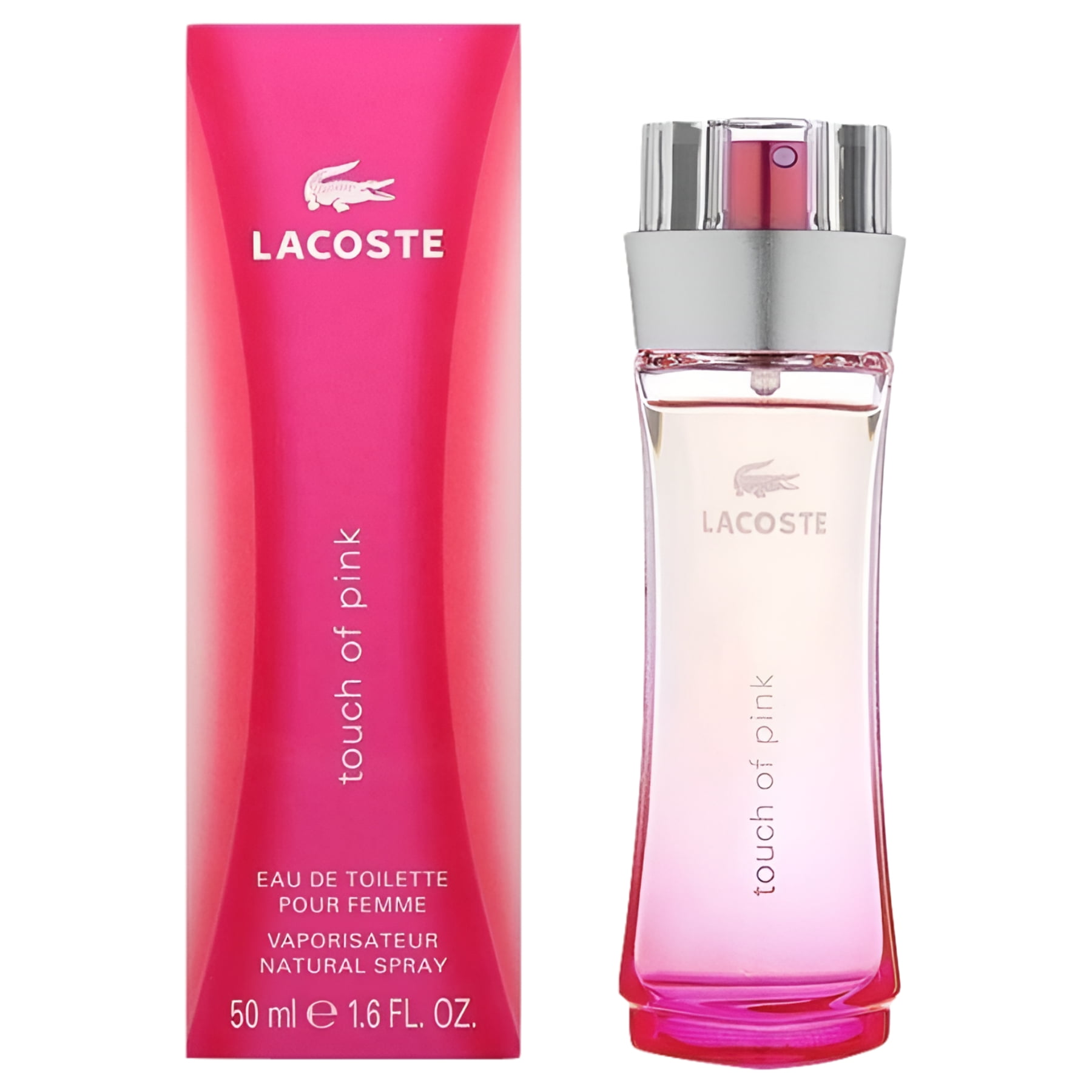 Lacoste Touch Of Pink Eau de Toilette, Perfume for Women, 1.6 Oz