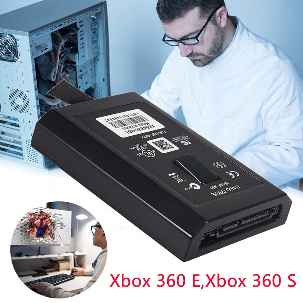 Kit Disque Dur pour XBOX 360 Interne Slim Noir 120GB - Jeux vidéo