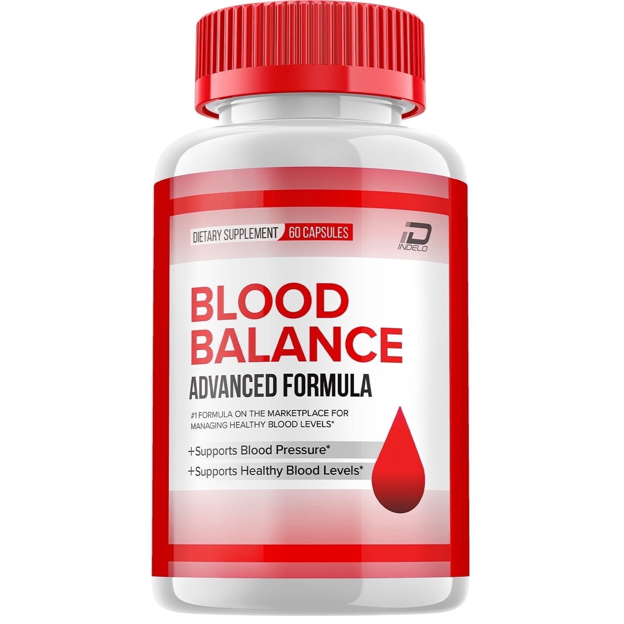 Blood Balance Blood Support Capsules, BloodBalance Advanced Supplement, All Natural Formula to Maintain Healthy Levels, Maximum Strength Daily Formula, Blood Balance Reviews (60 Capsules)