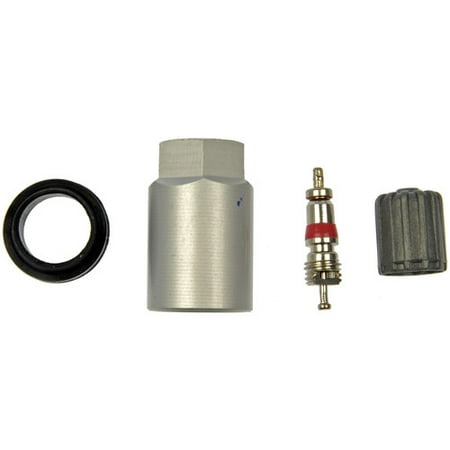 Valve Core Caps - Dorman 609-101 TPMS Service Kit, Repl Grommet, Valve Core and Cap