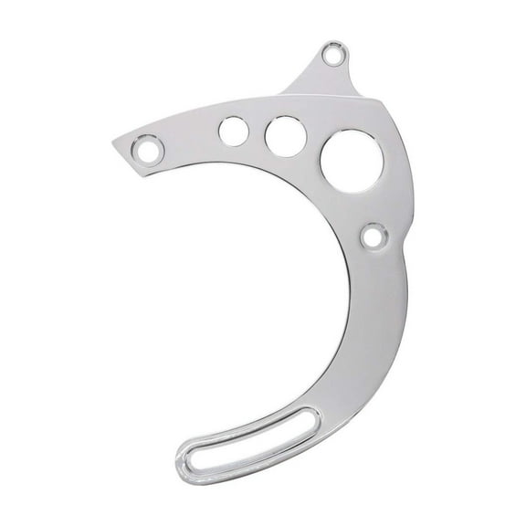 Mid-Mount Alternator Bracket for Ford Big Block - Chrome