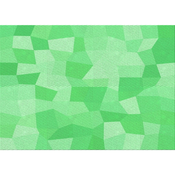 Ahgly Company Machine Washable Indoor Rectangle Transitional Lime Mint Green Area Rugs, 8' x 12'