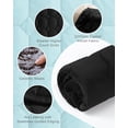 thumbnail image 4 of Sivio 7lbs Weighted Lap Blanket for Adults, Breathable and Machine Washable Lap Pad, Portable for Travel, Sleeping and Relaxation, 24" x 29" Black, 4 of 8