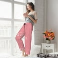 thumbnail image 6 of Disketp Happy Mother's Day Print Women's Comfy Pajama Pants Casual Drawstring Palazzo Lounge Wide Leg Pants, 6 of 7