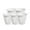 White, variant on 5 Pack of 2 inch Net Pots Cups Heavy Duty Round Wide rim - Hydroponics Aquaponics Slotted