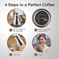 thumbnail image 4 of Meelio 1.2L Stainless Steel Gooseneck Kettle with Thermometer, 4 of 5