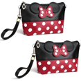 thumbnail image 1 of Bolsas de cosméticos ZHAOCHENG con diseño de orejas de ratón y cremallera bolsa de viaje para maquillaje, 1 of 5