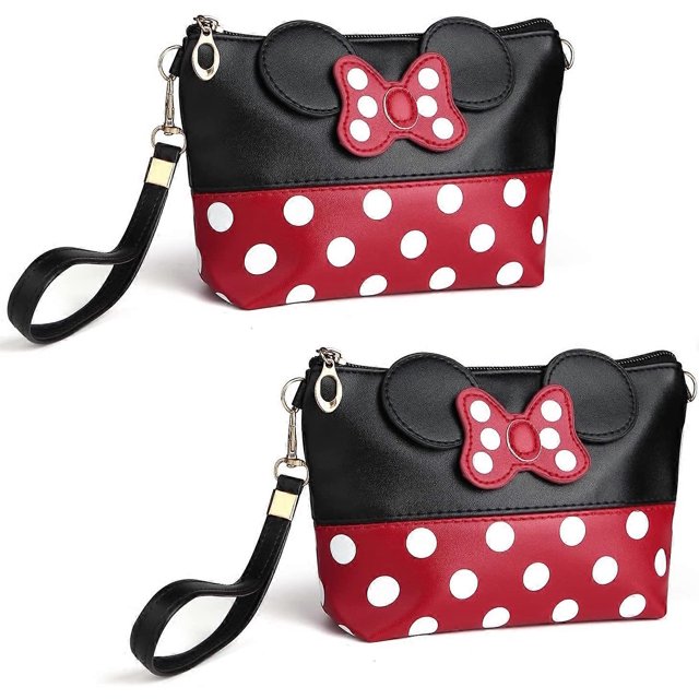 Bolsas de cosméticos ZHAOCHENG con diseño de orejas de ratón y cremallera bolsa de viaje para maquillaje