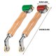 thumbnail image 3 of Professional Combination Rubber Pressure Roller & Metal Corner Roller with Ergonomic wood Handle for Professional, 3 of 5