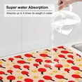 thumbnail image 5 of Yiaed Table Tennis Rackets 1 Print Highly Absorbent Microfiber Kitchen Counter Mat, Dish Drying Pad for Dishes, Utensils, Pots and Pans, Large 18" x 24", 5 of 7