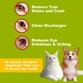 thumbnail image 4 of DR.EASY Pet Eye Wipes 120 Ct for Dog Cat Horse & Rabbit Grooming,Tear Stain Remover for Puppy Kitty, Plant Based Unscented Formula, 4 of 9
