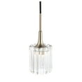 thumbnail image 4 of Woodbridge Lighting Regent Park 1-Light Glass Pendant in Nickel, 4 of 5