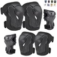 thumbnail image 1 of Kids Protective Gear, Knee Pads and Elbow Pads 6 in 1 Set with Wrist Guard and Adjustable Strap for Roller Skates Cycling BMX Bike Skateboard Inline Skatings Scooter Riding Sports, 1 of 6