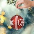 thumbnail image 5 of Juego De Adornos Navideños Grandes Irrompibles Transparentes Con Purpurina Para Decorar El Árbol De Navidad. Adornos Delicados Para Colgar., 5 of 5