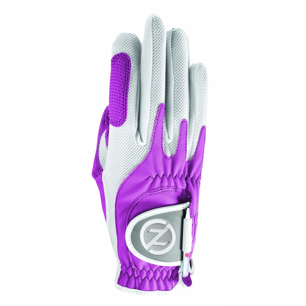 Zero Friction Ladies Golf Glove, Right Hand, One Size, Lavender