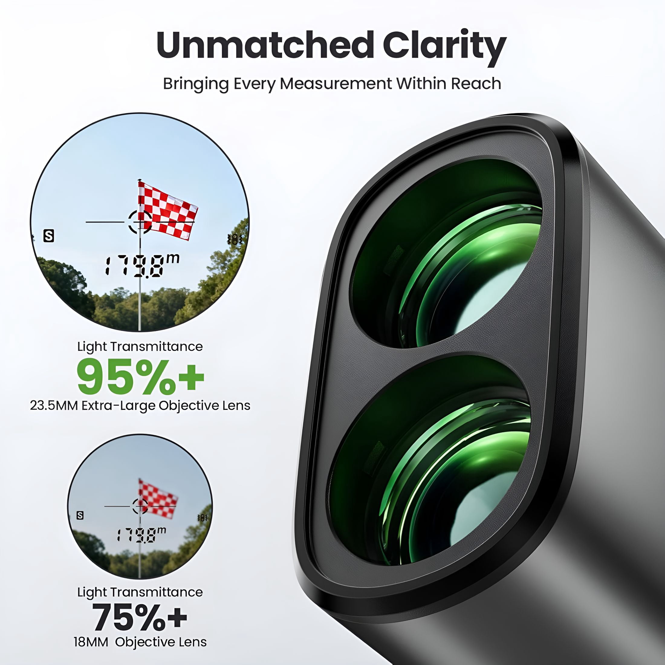GJX Golf Range Finder with Slope,1200 Yards Golf Rangefinder,Laser Rangefinders with Magnet and Pin Lock Vibration,7X Magnification,Rechargeable Compact Portable Range Finder Golfing
