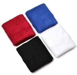 RETON Headband and Wristband Sweatband Premium Soft Cotton Set for Sports Basketball/Football/Volleyball/Yoga/Pilate/Running Outdoor Activities 