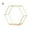 Golden, variant on Travelwant Geometric Hexagon Shaped Mounted Floating, Home Decor, Metal Wire and Rustic Wood Wall Storage Shelves for Bedroom, Living Room, Bathroom, Kitchen and Office