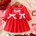 thumbnail image 2 of CAIXIA Toddler Dresses Toddler Girls Valentine's Day Outfit Heart Print Tutu Dress Cute Party Dress for Little Girls, 2 of 6