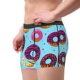 thumbnail image 4 of Balery Donuts Men's Boxer Briefs, Soft and Breathable Cotton Underwear with nylon Waistband-X-Large, 4 of 9