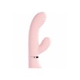 thumbnail image 4 of Loveline Mystique 10 Function Rechargeable Silicone Ribbed Rabbit Vibrator, Pink, 4 of 4