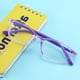 thumbnail image 4 of Gafas para teléfono móvil de color caramelo con marco completo multicolor para adolescentes, redondas, antiluz azul, a la moda, ligeras, con espejo para niños, 4 of 6