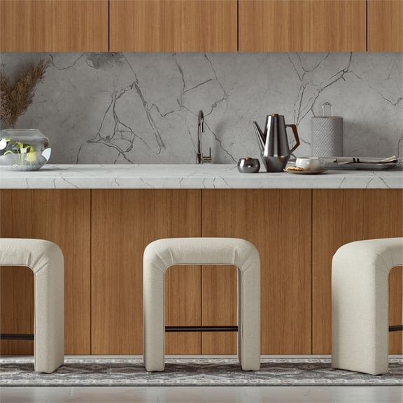 New Pacific Direct Jovanka Fabric Counter Stool in Palladian Beige