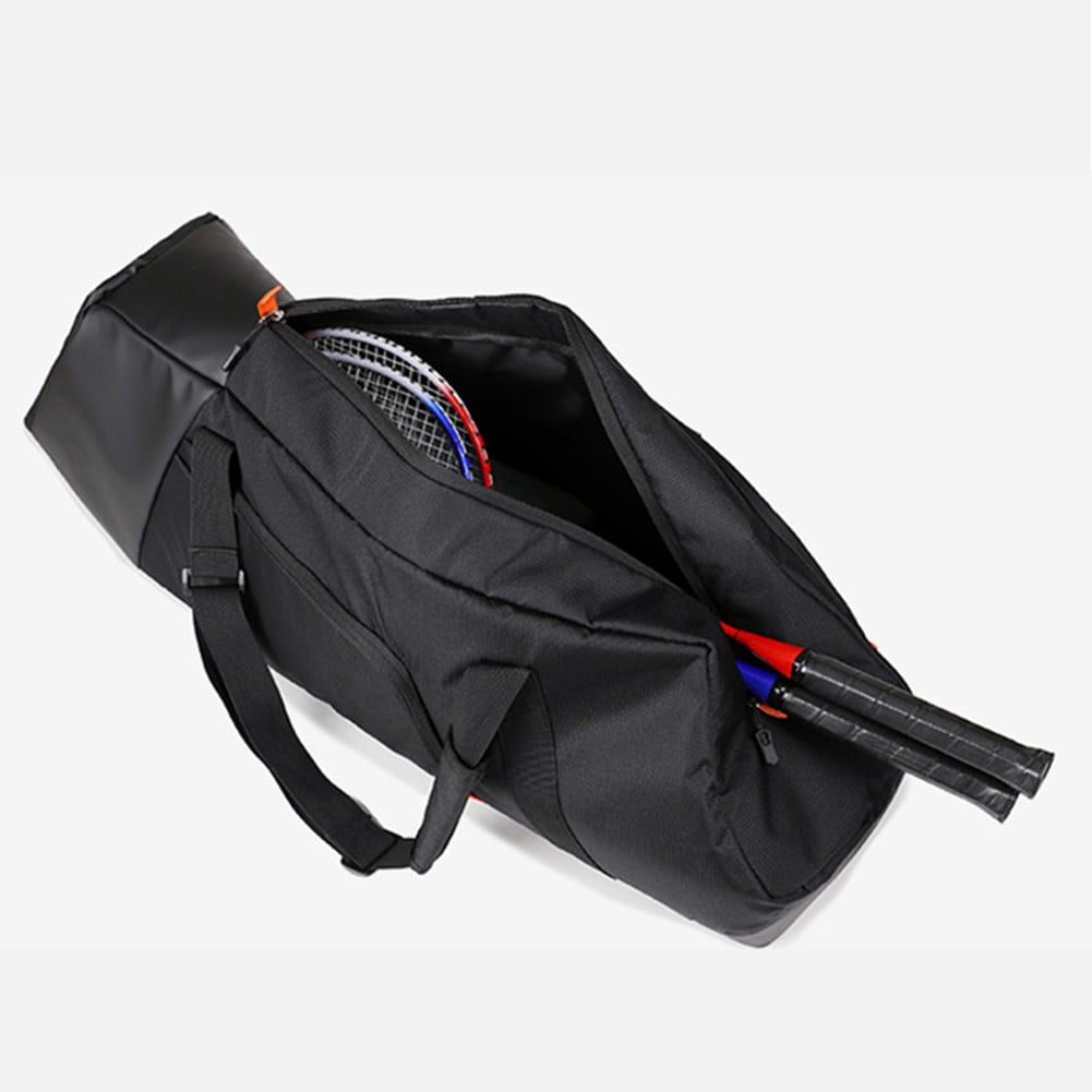 Badminton Bag With Shoe Compartment Water-Repellent Fitness Tennis Backpack