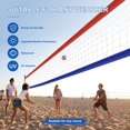 thumbnail image 3 of Heavy Duty Volleyball Net 32x3FT Outdoor Indoor  Resistant Durable for Beach Schoolyard Garden Party, 3 of 6