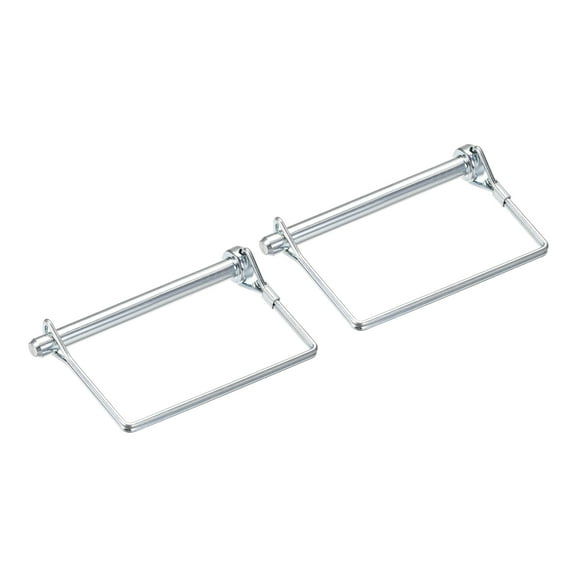 2Pack 5/16" Dia Trailer Coupler Pin, 3-15/16" Long Coupler Pin Shaft Locking Pin, Square Pto Pin