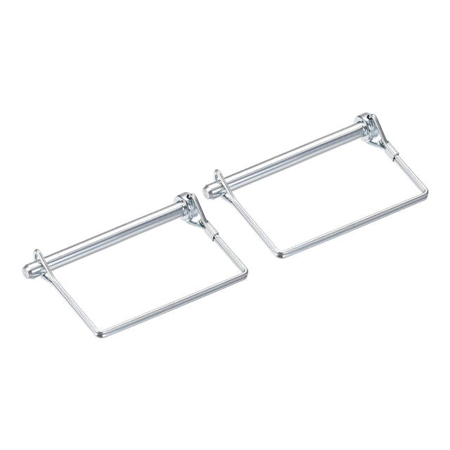Pasador de acoplador de remolque de 2 piezas de 5/16" de diámetro, pasador de acoplador de 3-15/16" de largo, pasador de bloqueo de PTO cuadrado