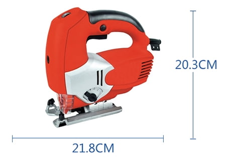 Electric Jig Saw, 3A 240V 3.15" Wood Cutting and 10mm Steel, Variable Speed ​​0-3000rpm 650W Cordless Orbital Jigsaw
